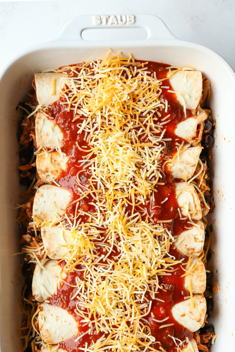 Weeknight Chicken Enchiladas Damn Delicious Chicken Recipe