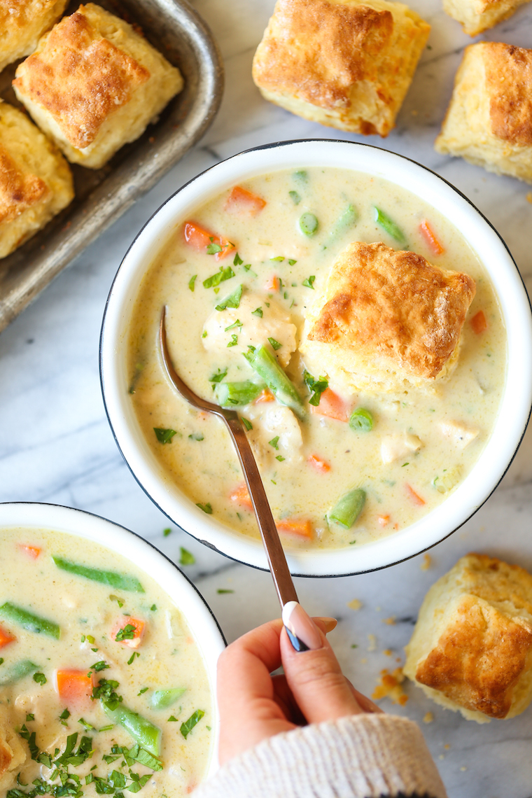 Chicken Pot Pie Soup - Damn Delicious