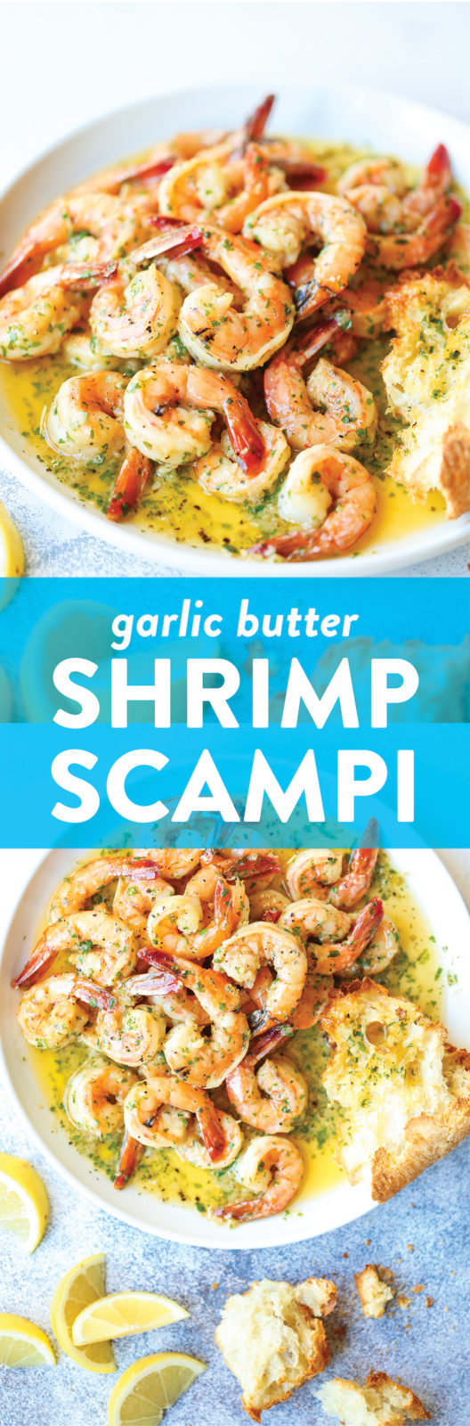 Garlic Butter Shrimp Scampi Recipe - Damn Delicious