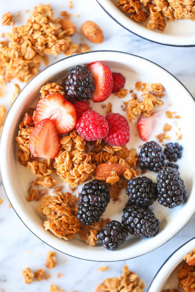 Almond Butter Granola - Damn Delicious