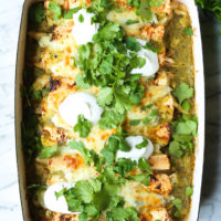 Green Chicken Enchiladas