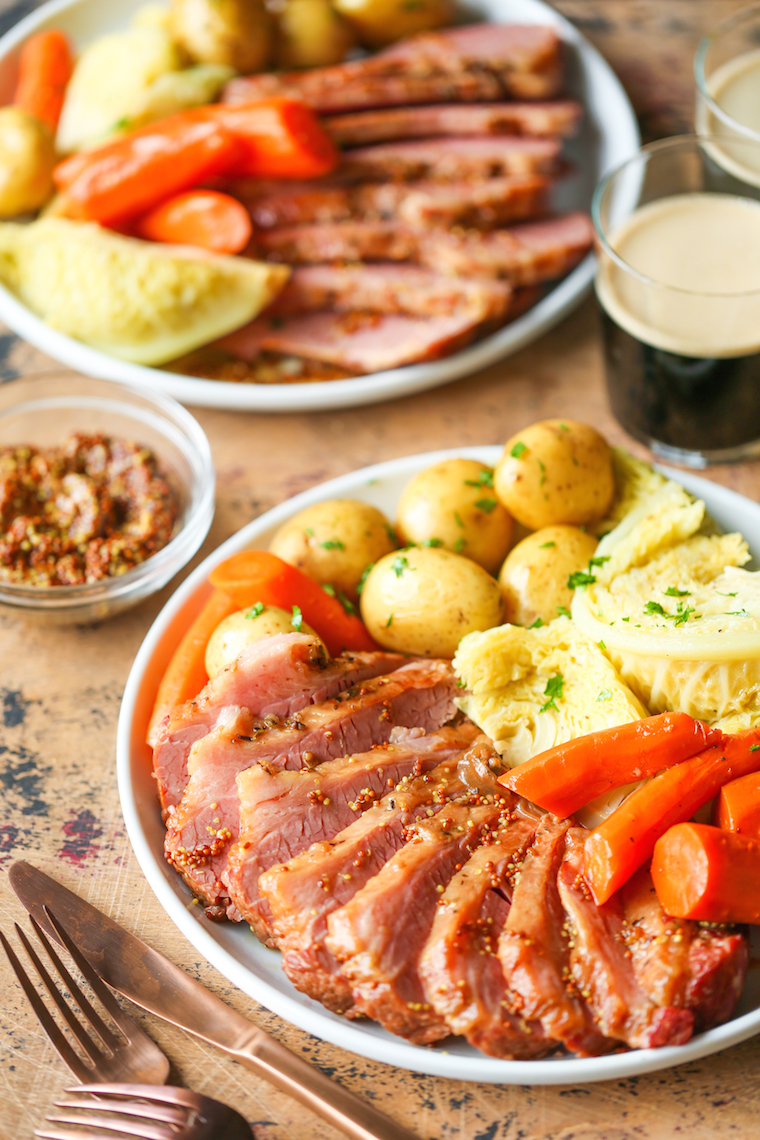 Instant Pot Corned Beef and Cabbage - A fast track corned beef dinner made in your pressure cooker! No brine, no fuss. The IP will do all the work for you!