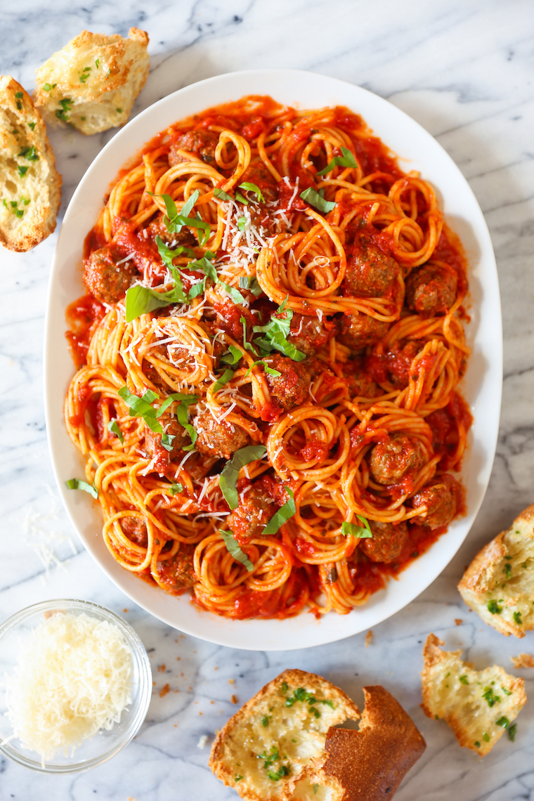 Instant Pot Spaghetti And Meatballs Damn Delicious