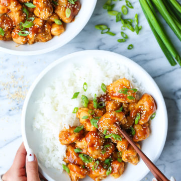 Orange Cauliflower Bowls - Damn Delicious