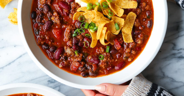 Easy Slow Cooker Chili Damn Delicious