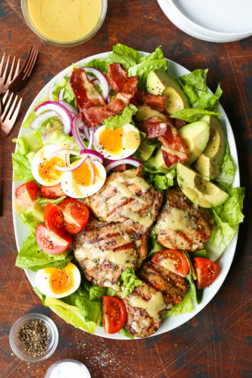 Grilled Chicken Cobb Salad - Damn Delicious