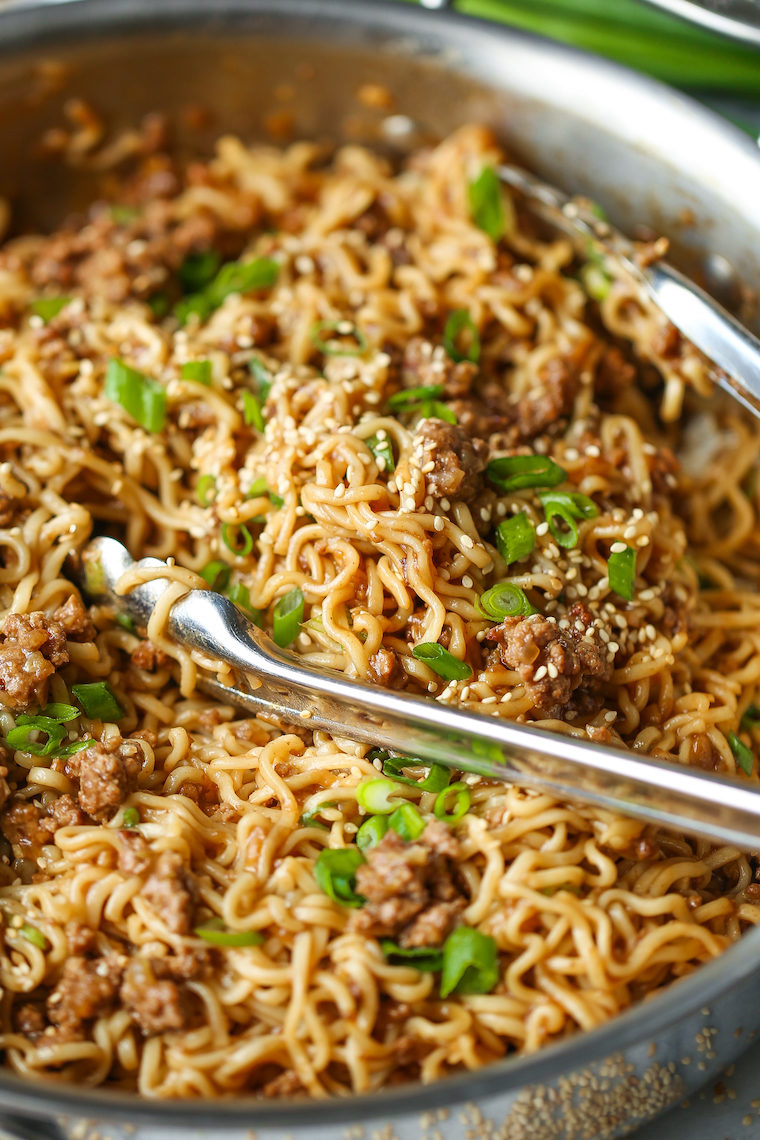 Quick Ramen Noodle Stir Fry Recipe - Damn Delicious