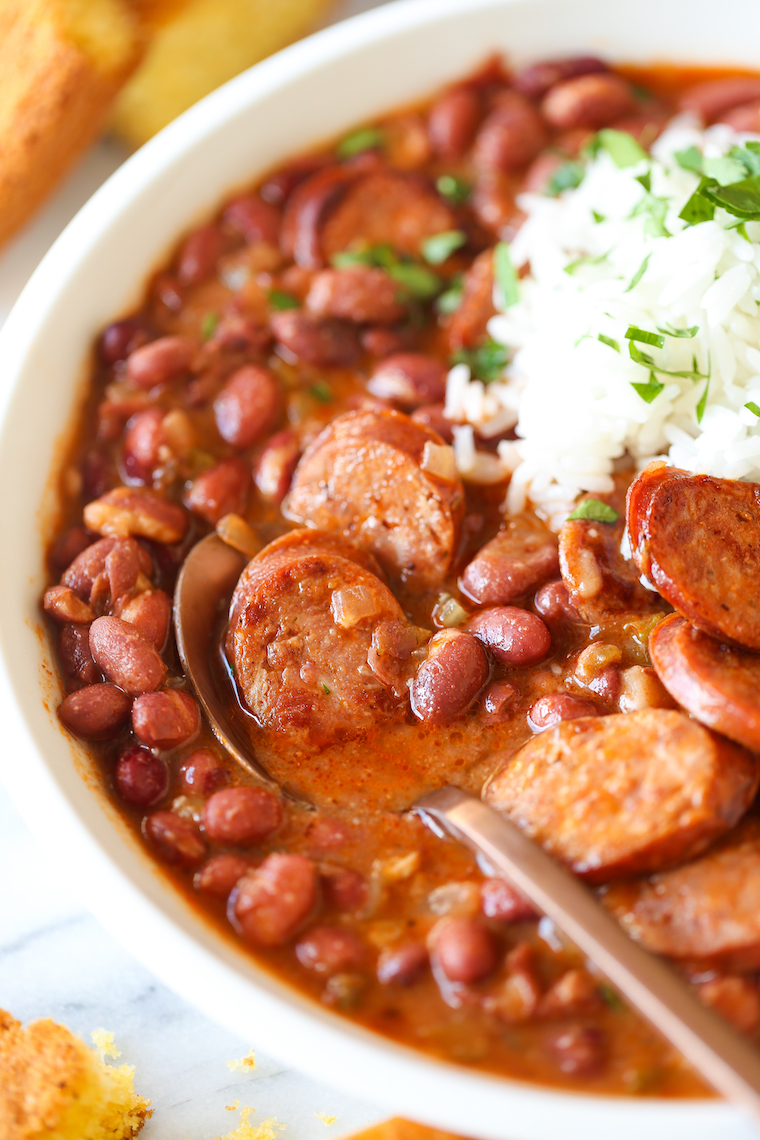 Instant pot red beans online and rice canned beans