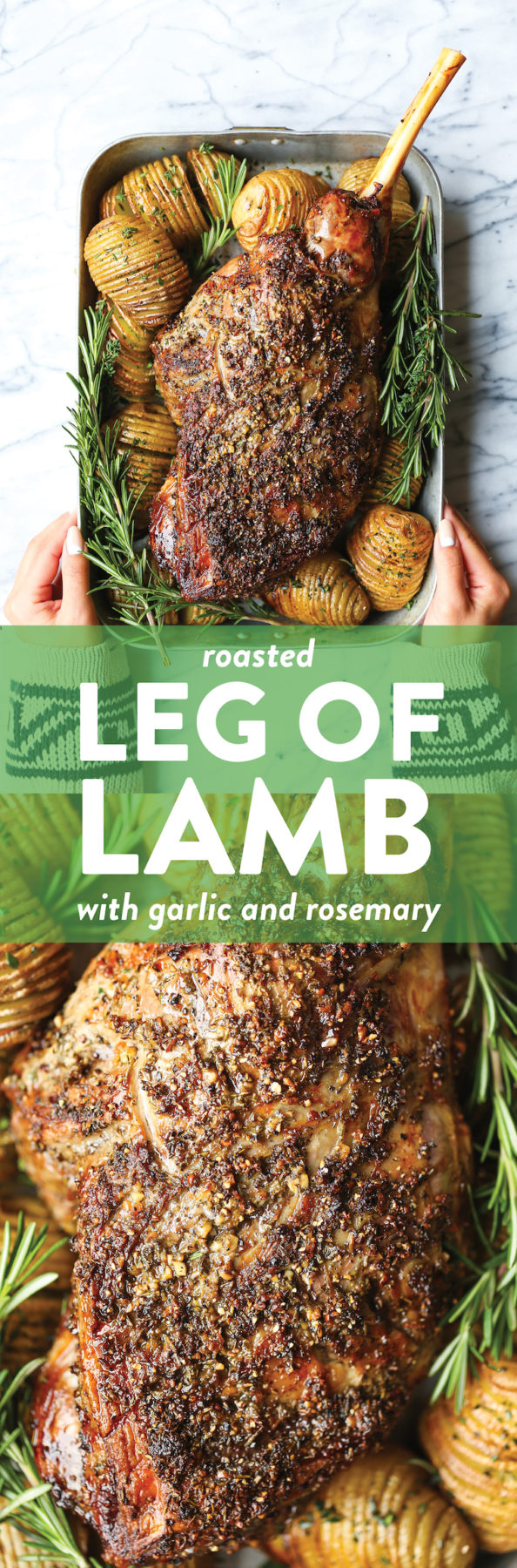 Roasted Leg of Lamb - Damn Delicious
