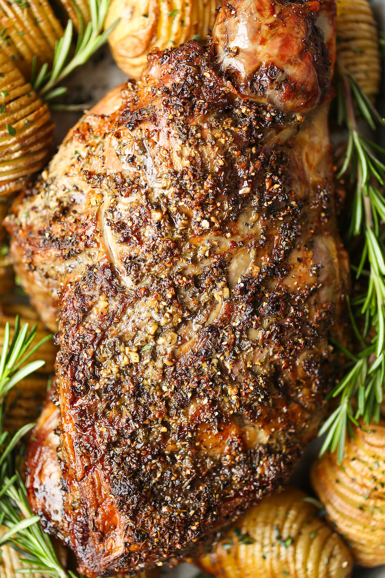 Roasted Leg of Lamb - This recipe is so good yet it doesn't require too much time, effort or ingredients. It's easy & fool-proof, even for you first-timers!