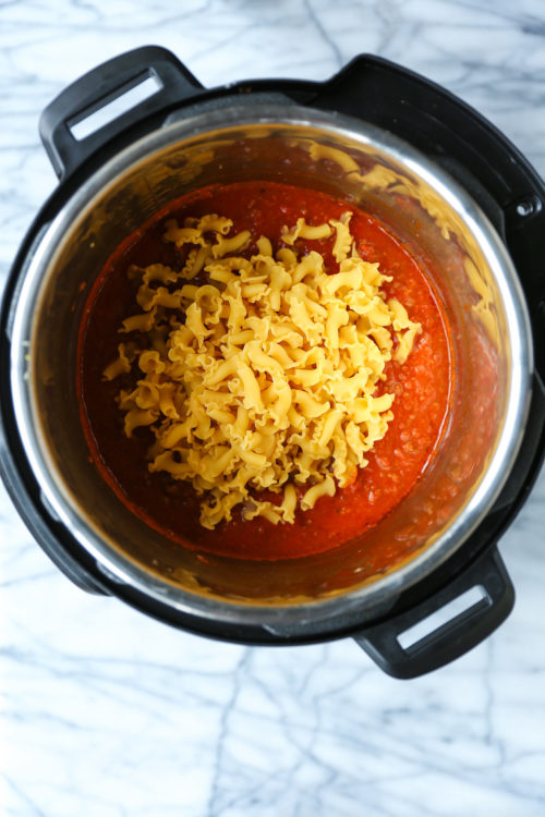 Instant Pot Ground Beef and Pasta - Damn Delicious