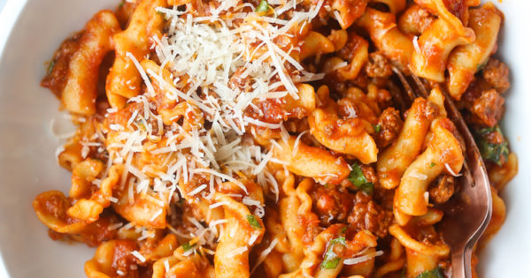 Instant Pot Ground Beef and Pasta - Damn Delicious