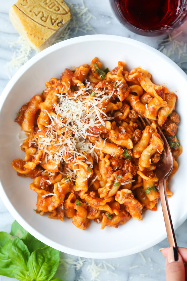 Instant Pot Ground Beef And Pasta Damn Delicious