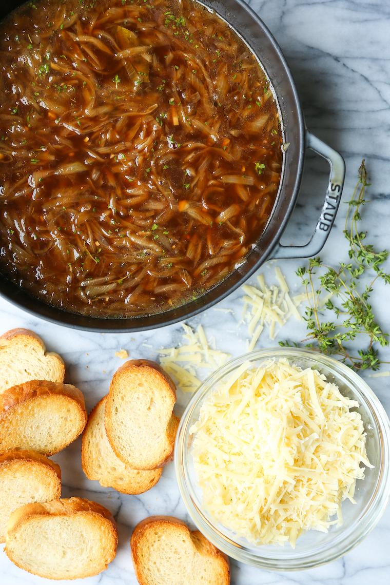 One Pot French Onion Soup - Damn Delicious