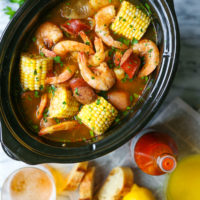 Slow Cooker Shrimp Boil