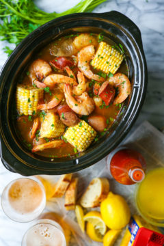 Slow Cooker Shrimp Boil