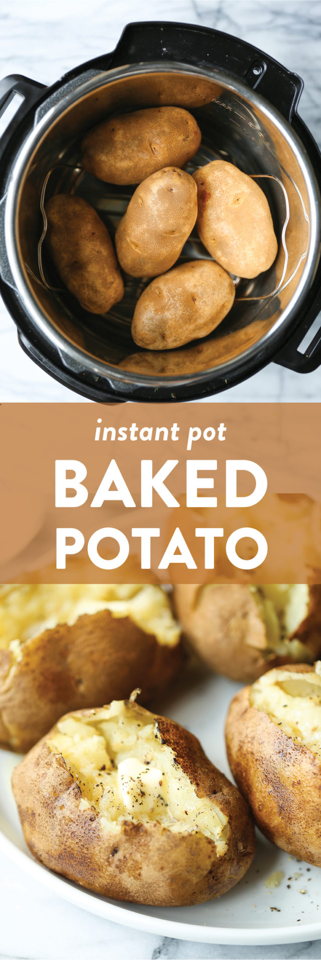 Instant Pot Baked Potato Damn Delicious
