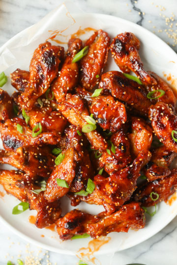 Sticky Asian Chicken Wings - Damn Delicious