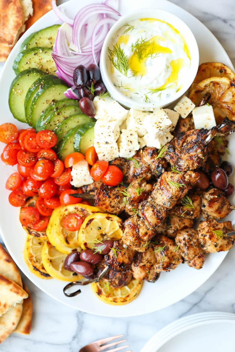 Greek Chicken Kabobs