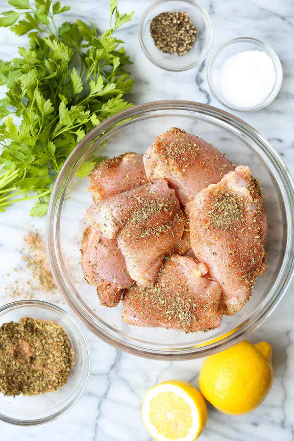 Grilled Greek Chicken Salad Recipe Damn Delicious