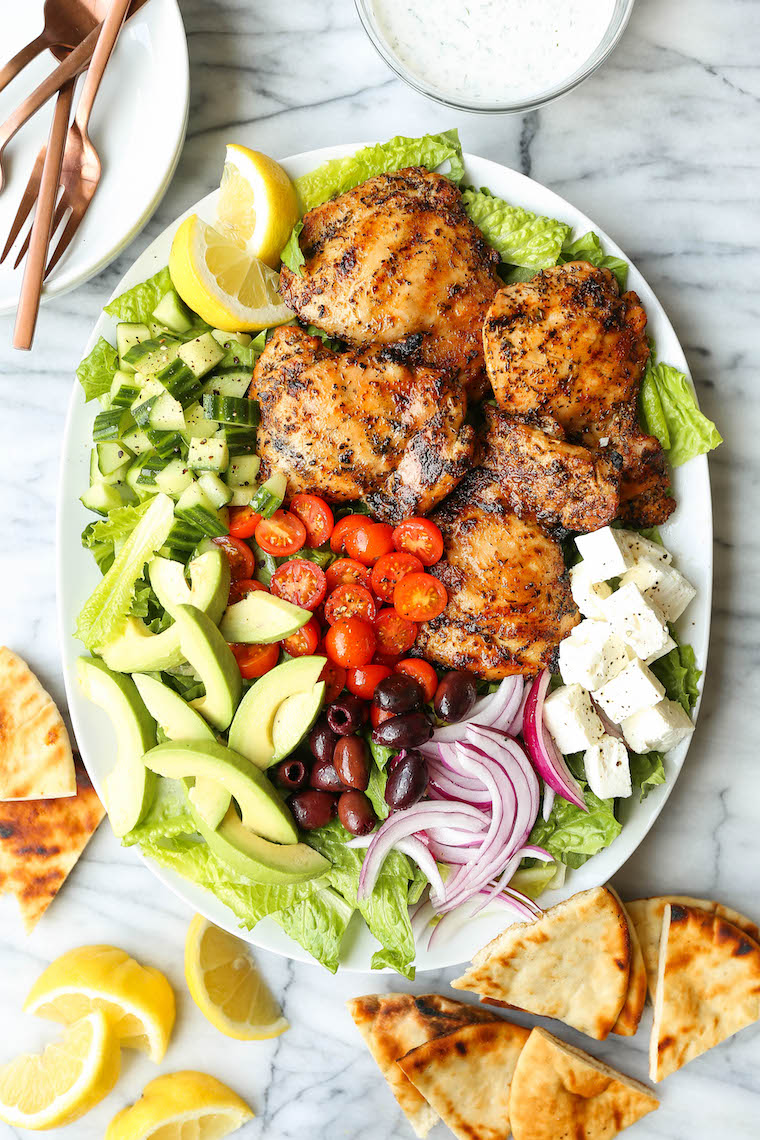 Fresh & Delicious Greek Chicken Salad