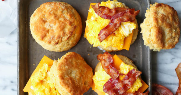 Make Ahead Breakfast Biscuit Sandwiches Damn Delicious