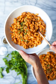 Instant Pot Cheeseburger Mac and Cheese Recipe | Damn Delicious