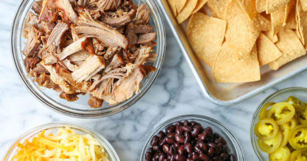 Instant Pot Pulled Pork Nachos Damn Delicious