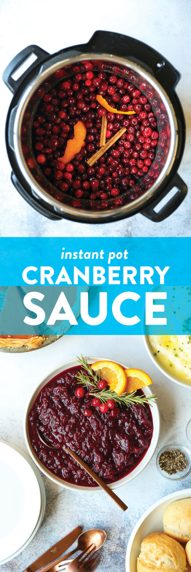 Instant Pot Cranberry Sauce Recipe | Damn Delicious