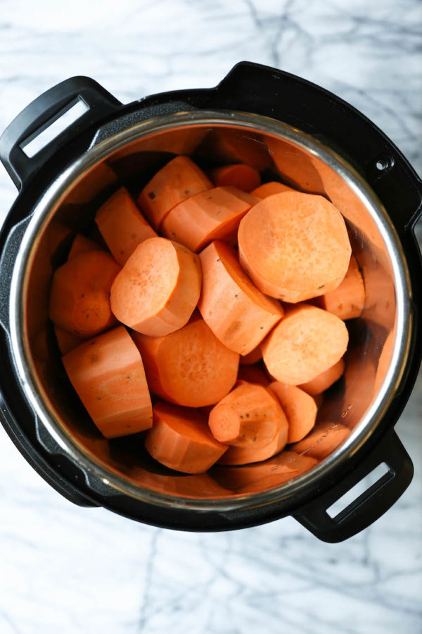 Instant Pot Sweet Potato Casserole Recipe Damn Delicious