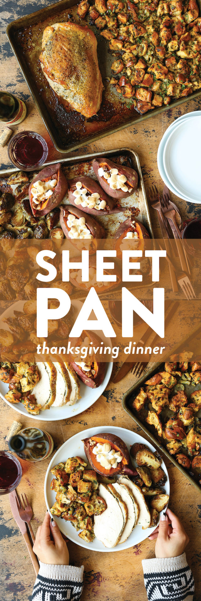 Sheet Pan Thanksgiving Dinner - Damn Delicious
