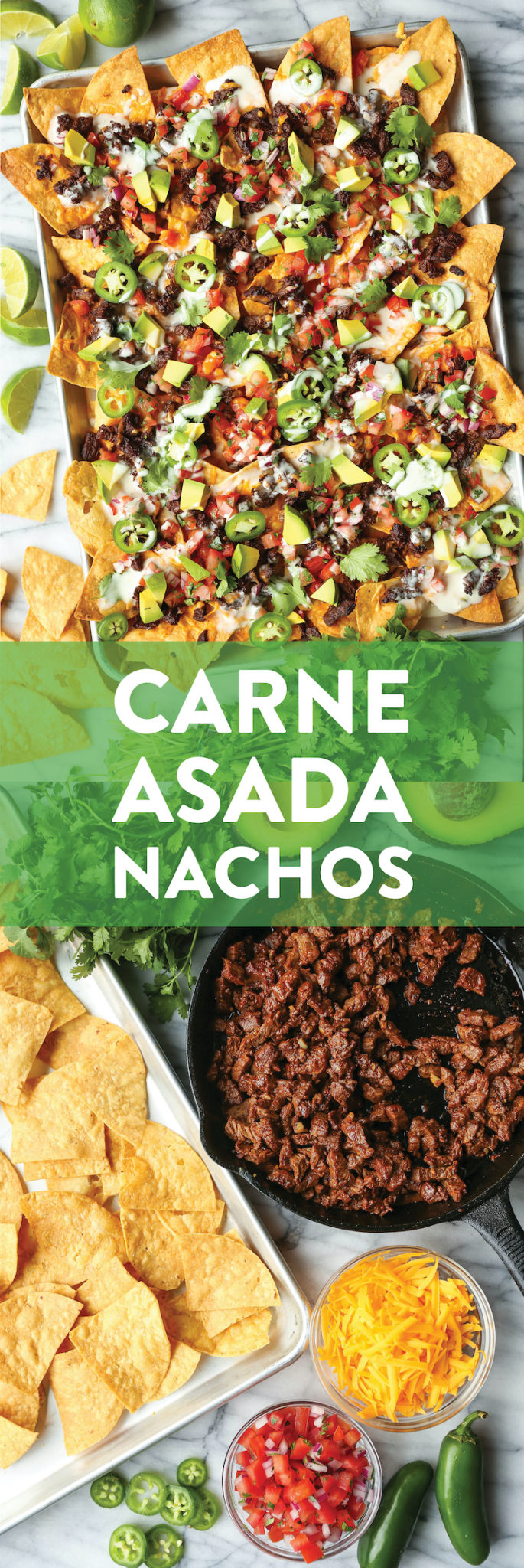 Carne Asada Nachos Recipe | Damn Declious