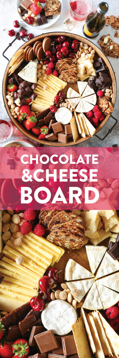 Chocolate and Cheese Board - Damn Delicious