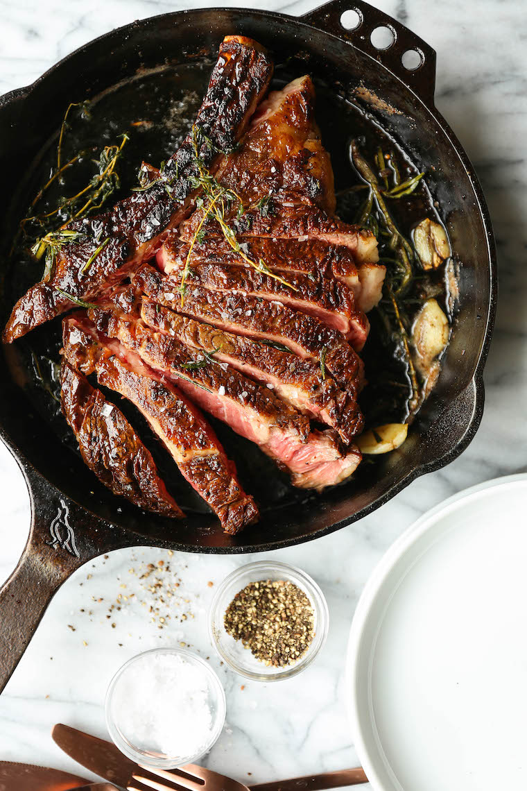 Searing a Steak in a Pan