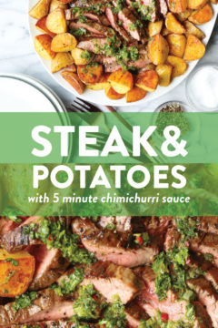 Steak And Potatoes With 5 Minute Chimichurri Sauce Damn Delicious