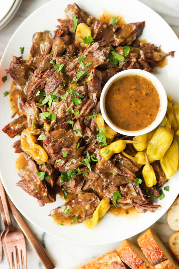 Instant Pot Mississippi Pot Roast Damn Delicious