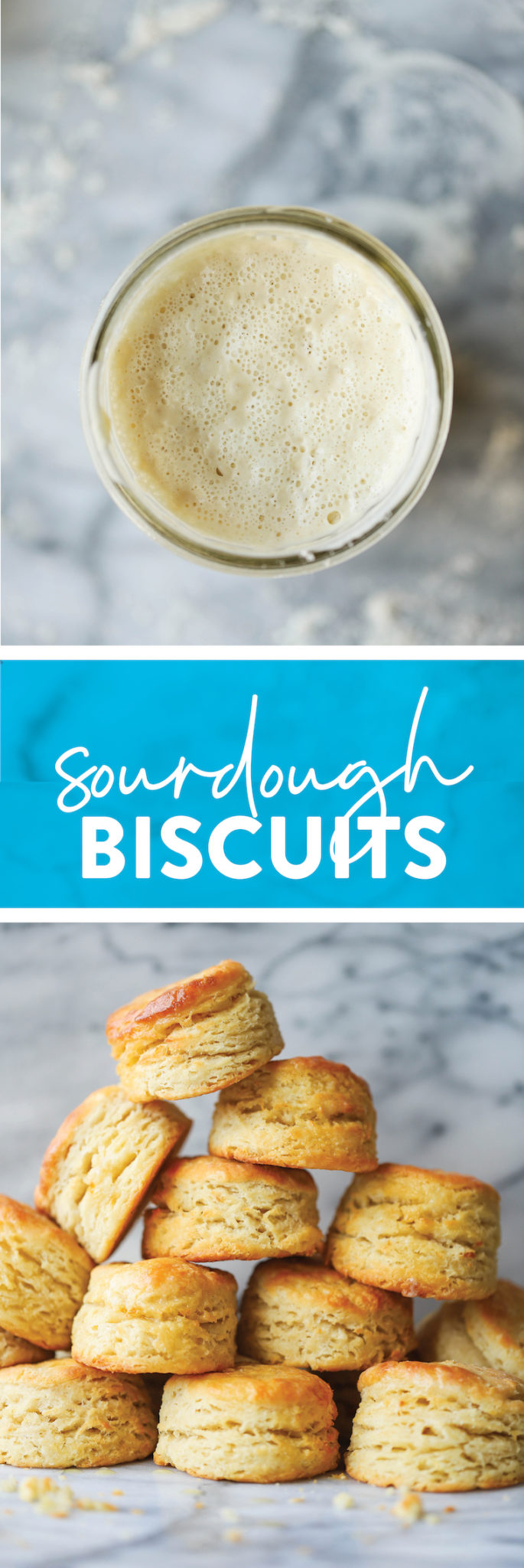 Sourdough Biscuits - Damn Delicious