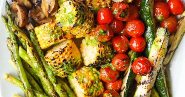 Easy Grilled Vegetables - Damn Delicious