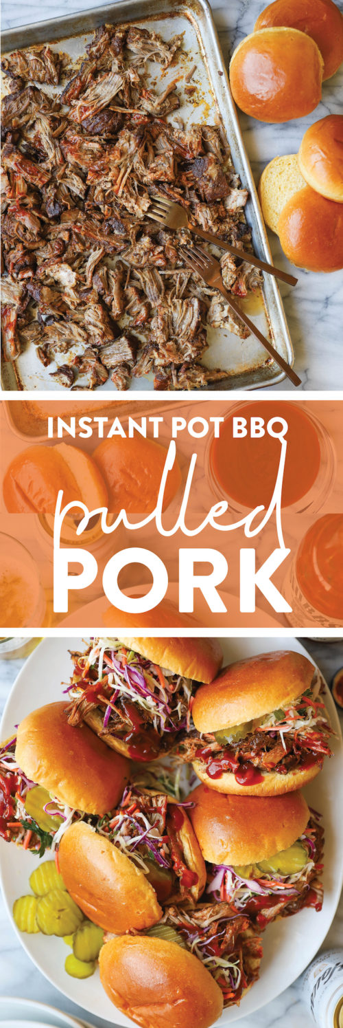 Instant Pot BBQ Pulled Pork Damn Delicious