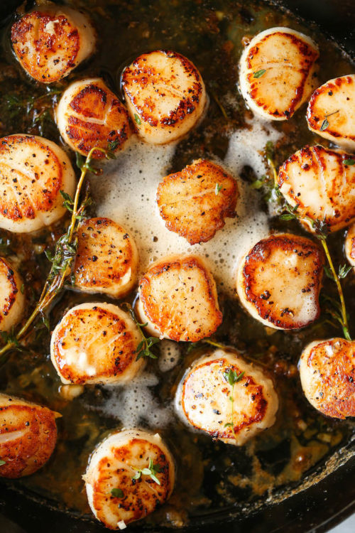 Brown Butter Scallops - Damn Delicious