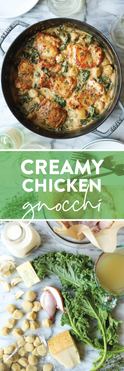 Creamy Chicken and Gnocchi - Damn Delicious