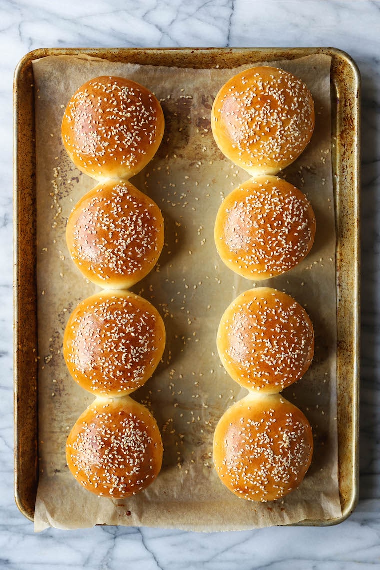 Homemade Hamburger Buns (With Video)