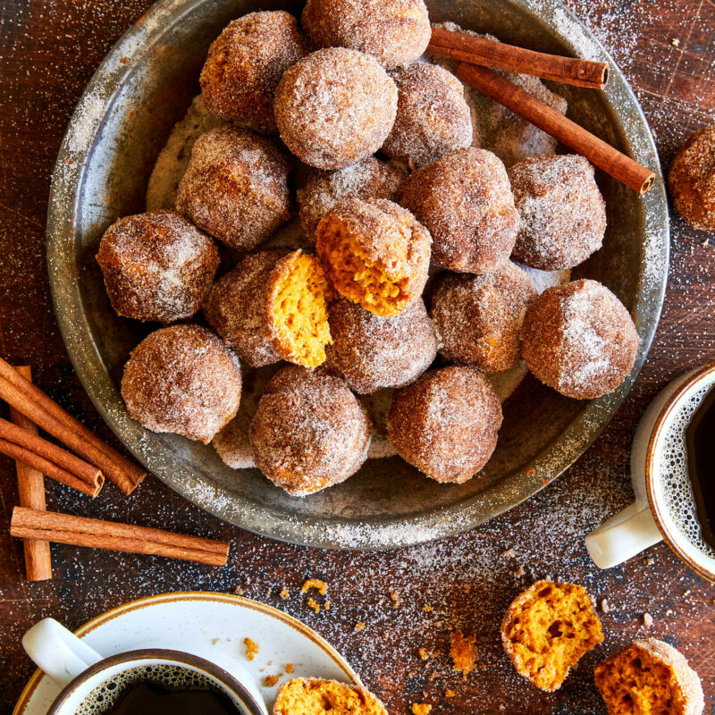 Pumpkin Donut Holes