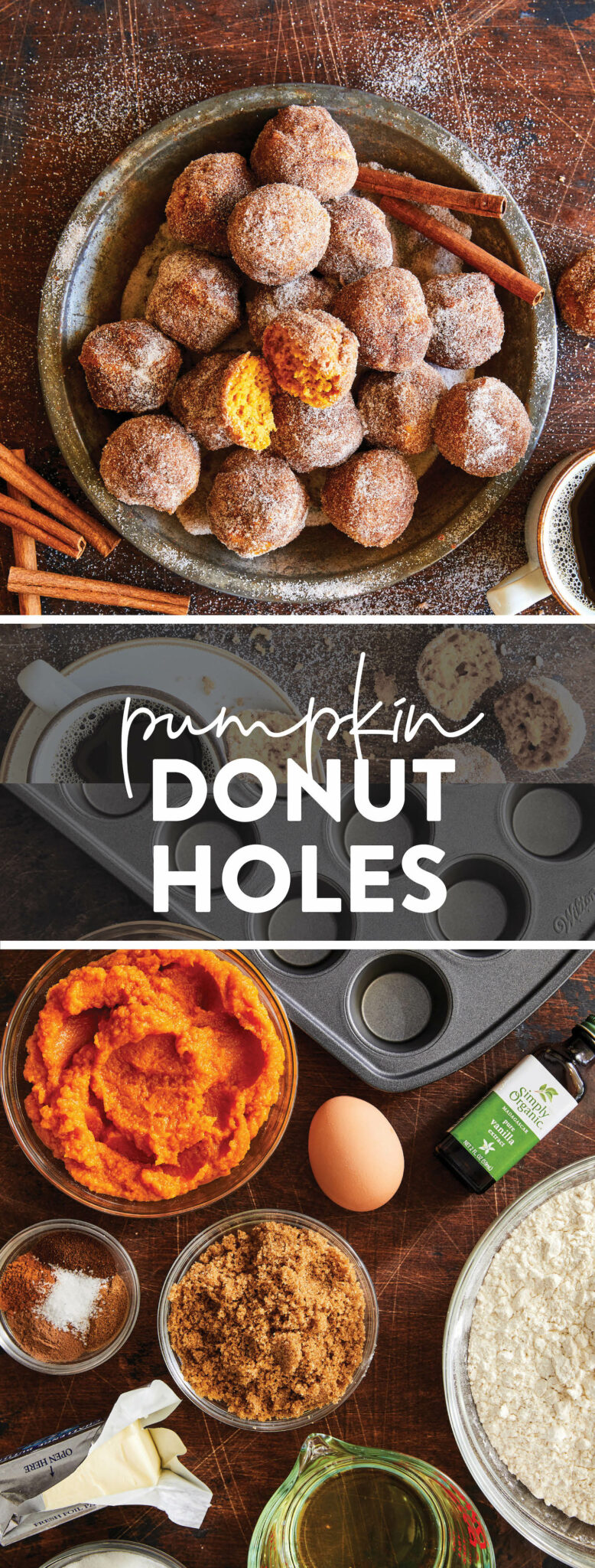 Pumpkin Donut Holes Damn Delicious