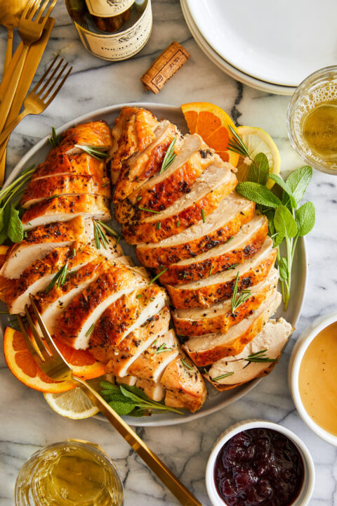 Roasted Turkey Breast - Damn Delicious