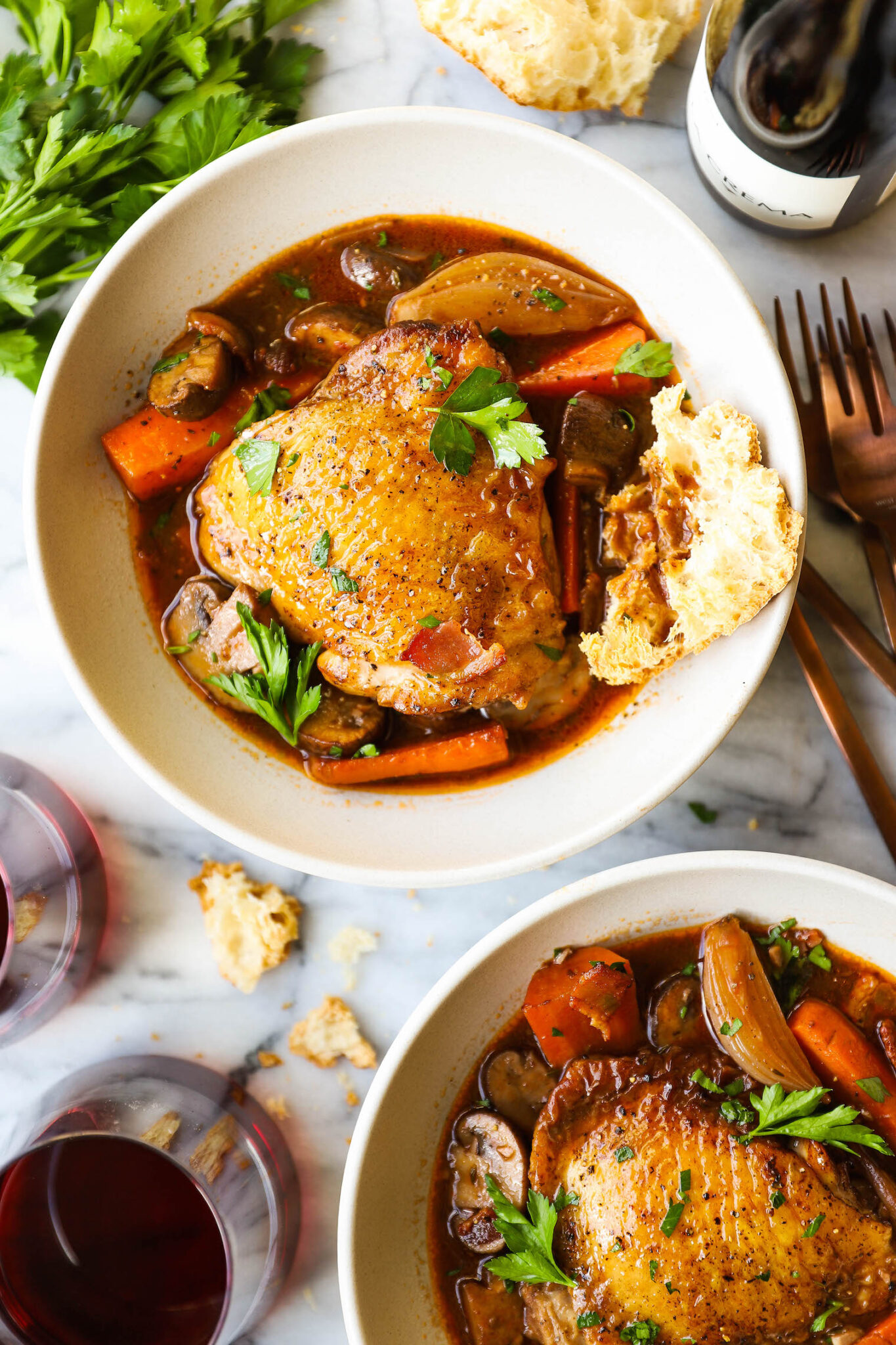 Easy Coq Au Vin Damn Delicious