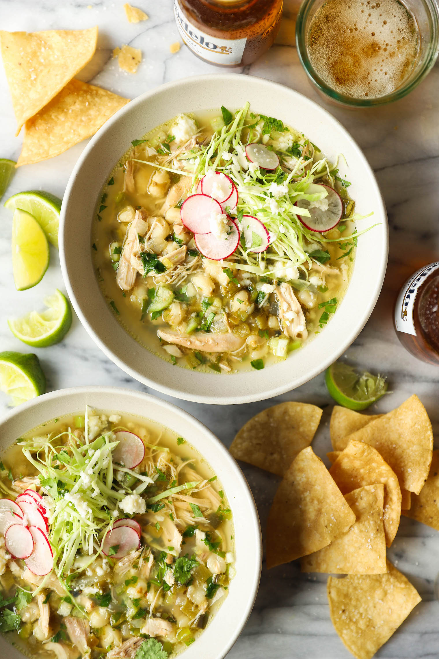 Slow Cooker Chicken Posole - Damn Delicious