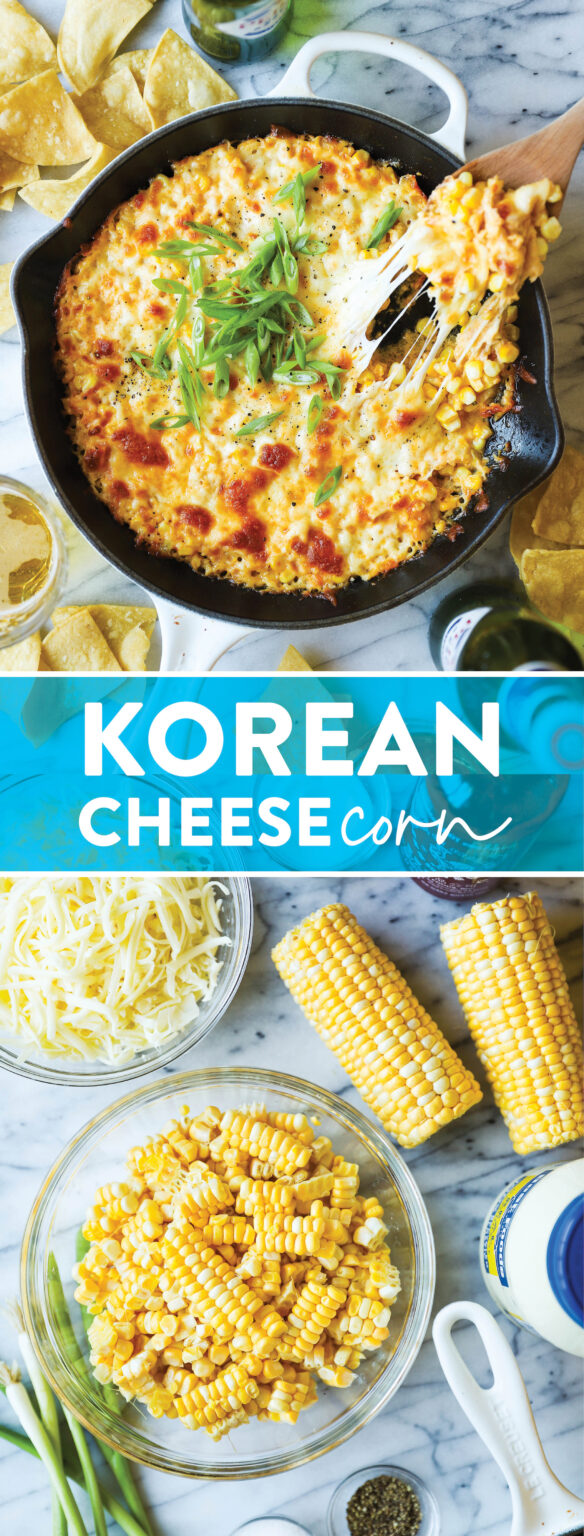 Korean Cheese Corn Damn Delicious