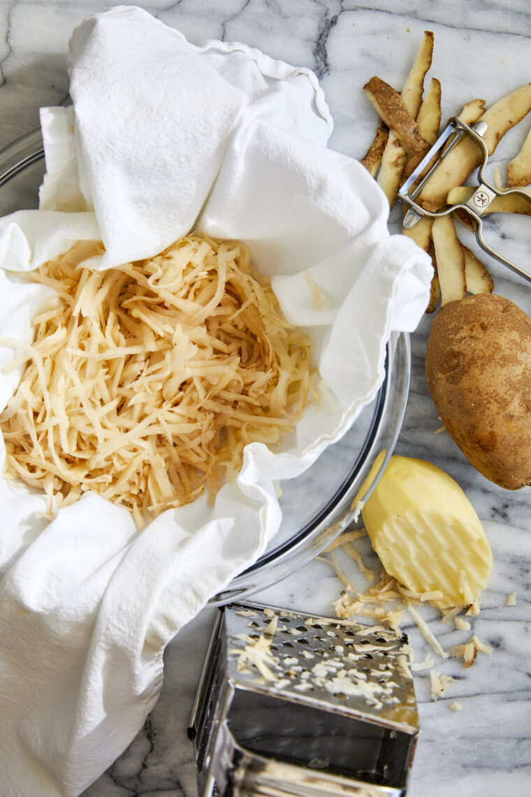 Crispy Shredded Hash Browns - The Midwest Kitchen Blog