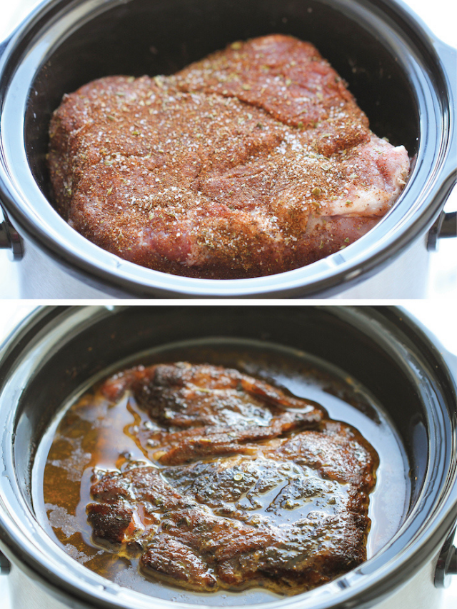 Slow Cooker Pork Roast (video)